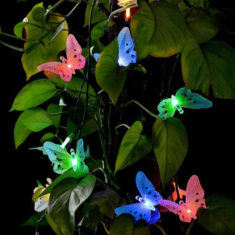 Butterfly Fiber Optic Fairy String Lights