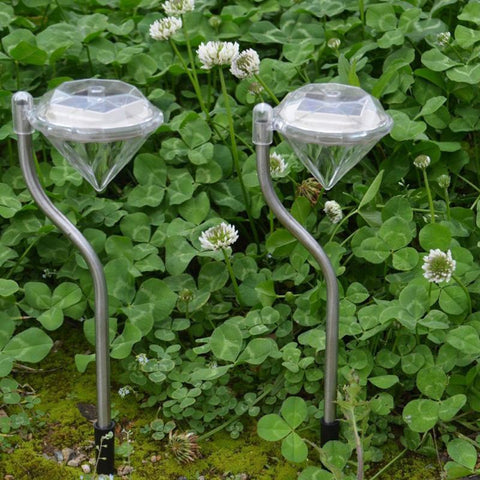 Elegant Diamond Lawn Lights