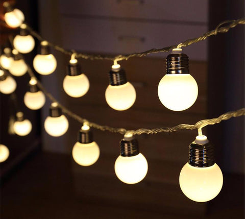 Globe Ball LED String Lights