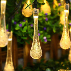 Romantic Raindrop String Lights
