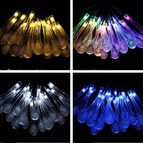 Romantic Raindrop String Lights