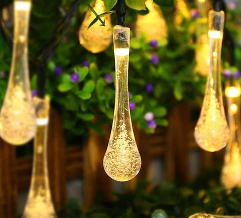 Romantic Raindrop String Lights