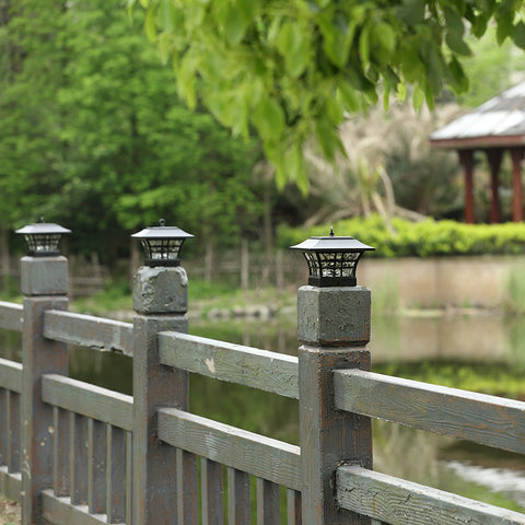 Solar Post Retro Lamp Outdoor Lighting