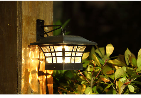 Solar Post Retro Lamp Outdoor Lighting