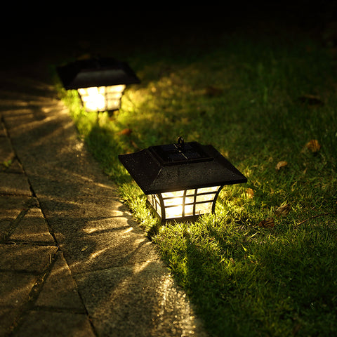 Solar Post Retro Lamp Outdoor Lighting