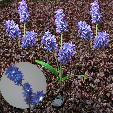 Hyacinth Flower LED Garden Lights Lamps