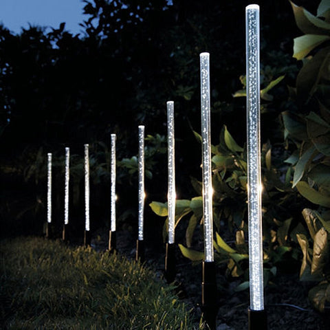 Solar Tube Bubble Pathway Lights