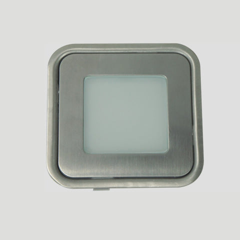 Square Stainless Steel Floor Light