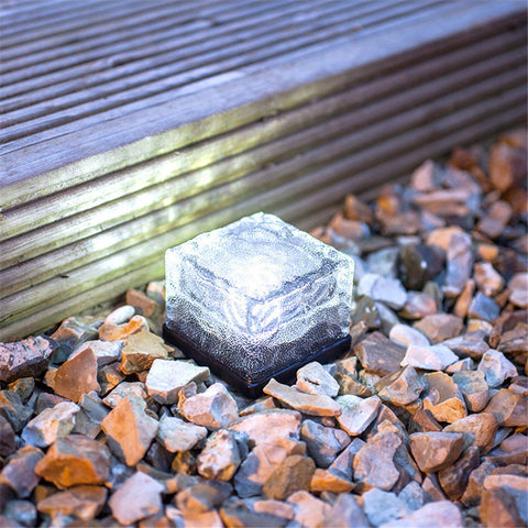 Frosted Glass LED Solar Garden Lights