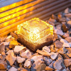 Frosted Glass LED Solar Garden Lights