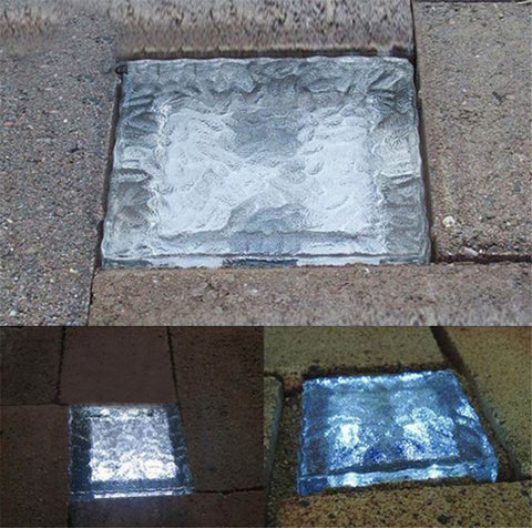 Frosted Glass LED Solar Garden Lights