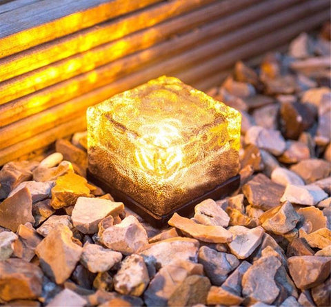 Frosted Glass LED Solar Garden Lights