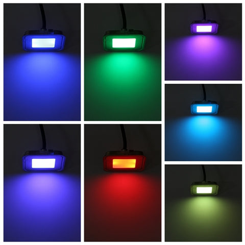 Square Stainless Steel Floor Light