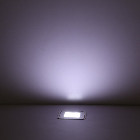 Square Stainless Steel Floor Light