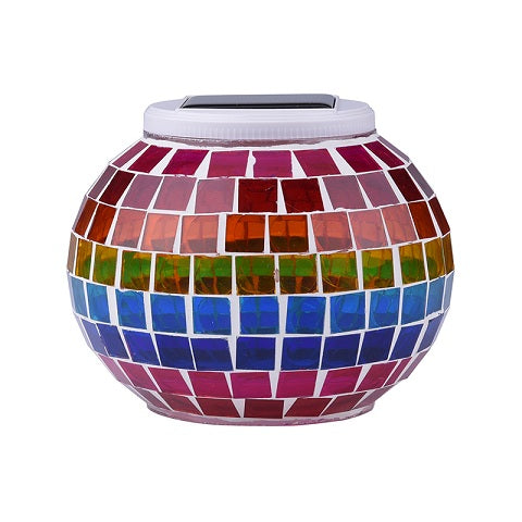 Mosaic Glass Ball Garden Lights