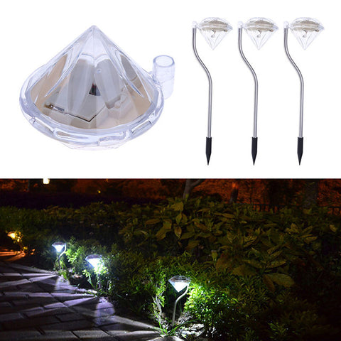 Elegant Diamond Lawn Lights